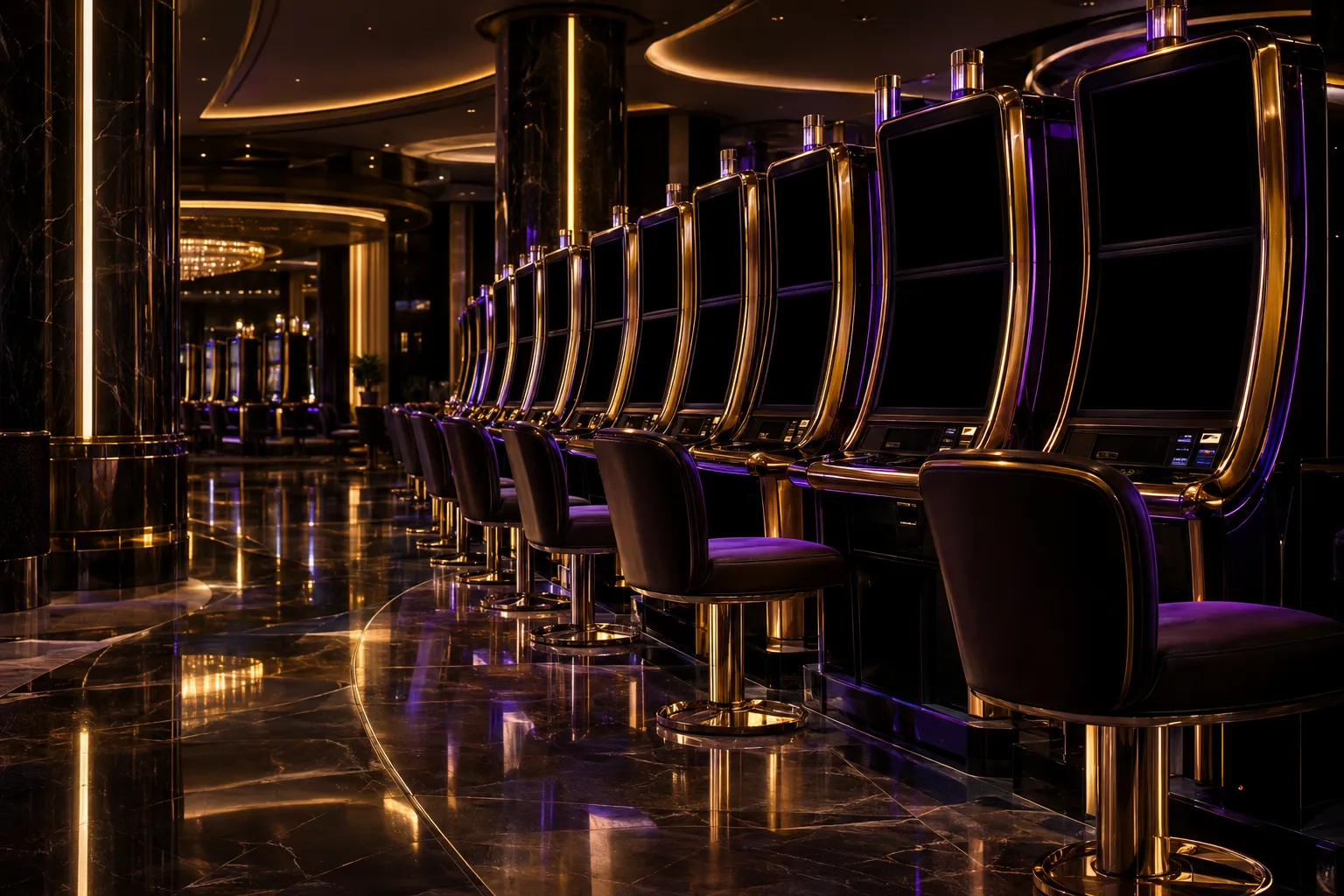 Slot floor backdrop for the medium-volatility pokies