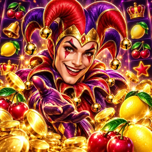 100 Joker Staxx cover art with joker and fruit symbols